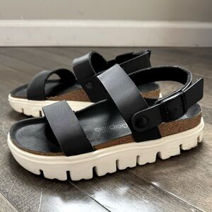 Birkenstock Cameron Papillio Chunky Damasko Black Size 37